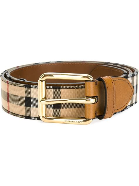 Burberry leather belt